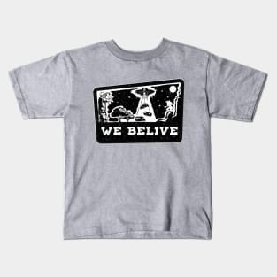 UFO BELIEVER Kids T-Shirt